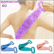 Hot Body Wash Silikoni Body Scrubber Belt Double Side Shower - plusminusco.com