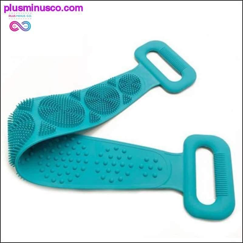 Cintura scrubber per il corpo in silicone per lavaggio del corpo caldo Doccia a doppio lato - plusminusco.com