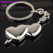 Hot Couple Keychain Trinket Dámská taška Love Heart Lock - plusminusco.com