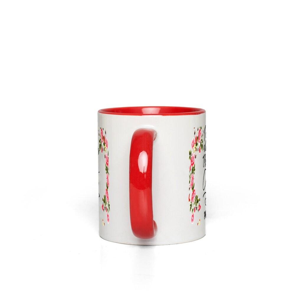 I Can Do All Things Through Christ Accent Mugs || Christmas Mug - plusminusco.com