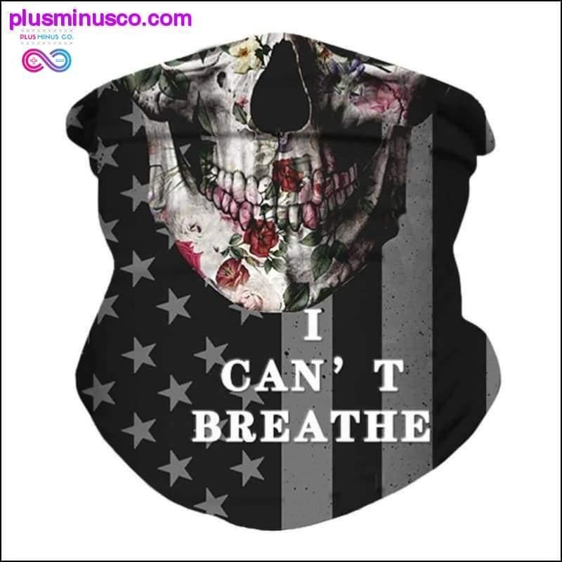 I can't Breathe Men Women Seamless Magic Bandana Magic - plusminusco.com