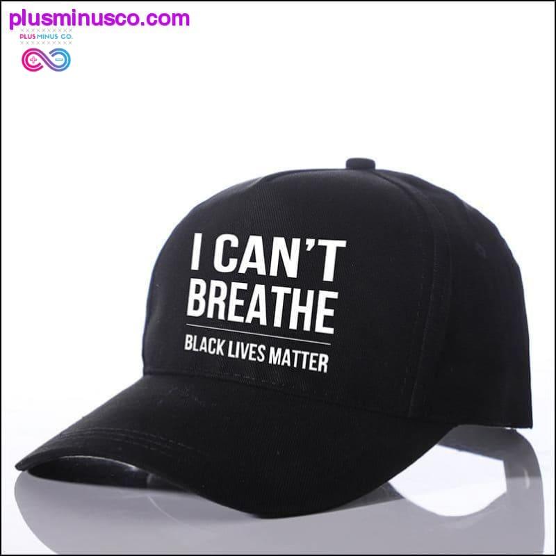 I can't Breathe Summer Hat Adjustable Sports Hats Baseball - plusminusco.com