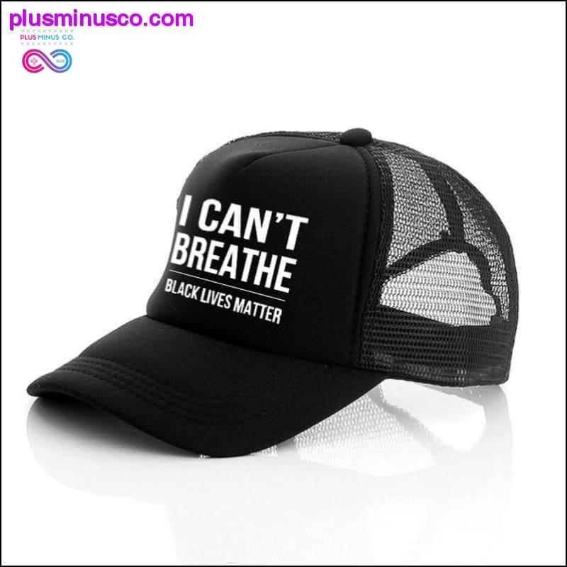 I can't Breathe Summer Hat Adjustable Sports Hats Baseball - plusminusco.com