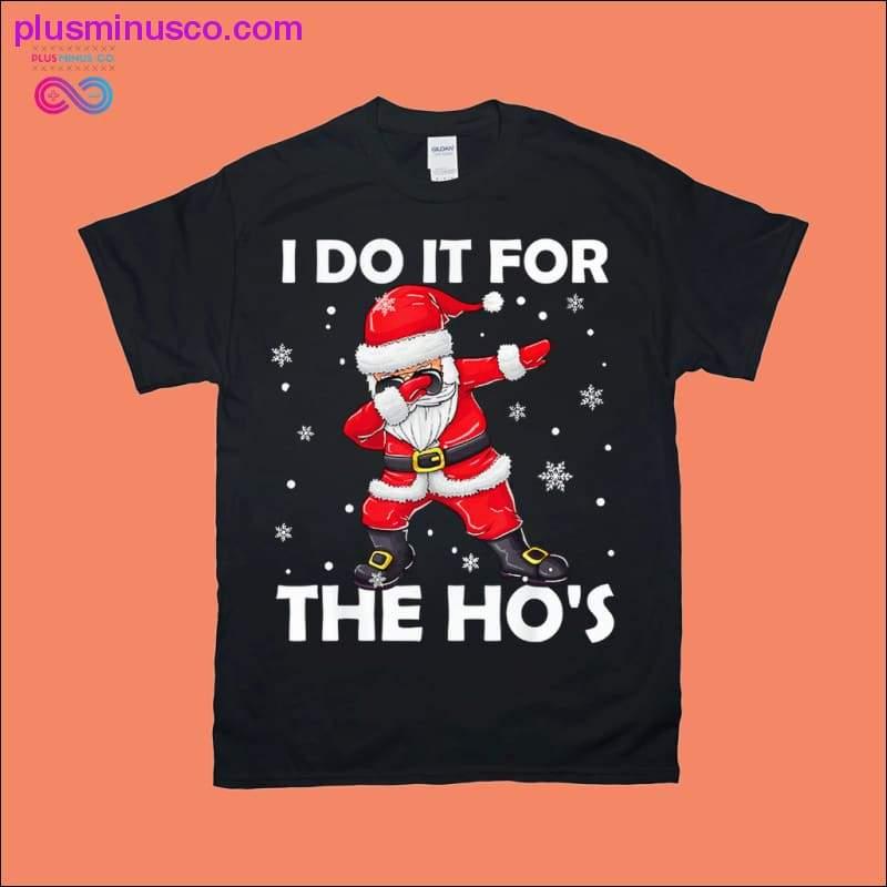 I Do It For The Hos Dabbing Santa Claus Christmas Kids Boys - plusminusco.com