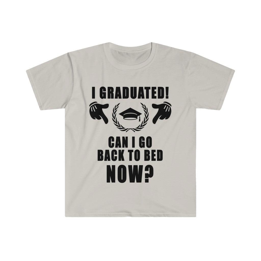 I Graduated! Can I Go Back To Bed Now? T-Shirts,2022 Graduates, Graduation 2022, Senior Class Of 2022,Graduation Tee School Pride School - plusminusco.com