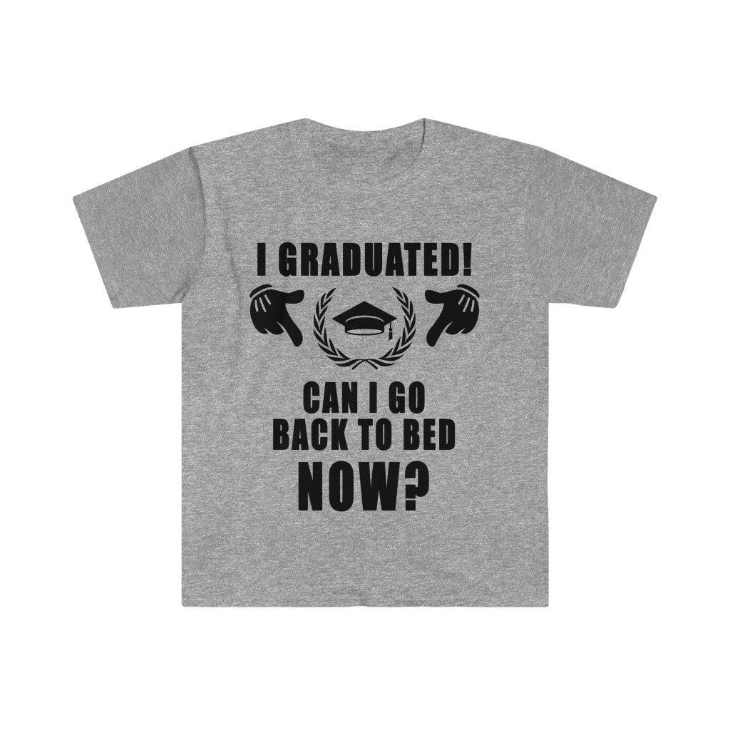 I Graduated! Can I Go Back To Bed Now? T-Shirts,2022 Graduates, Graduation 2022, Senior Class Of 2022,Graduation Tee School Pride School - plusminusco.com
