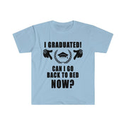 Aš baigiau! Ar galiu dabar grįžti į lovą? Marškinėliai, 2022 m. absolventai, 2022 m. baigimas, 2022 m. vyresnioji klasė, XNUMX m. baigimo marškinėliai, mokyklos pasididžiavimo mokykla – plusminusco.com