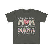 I Have Two Title Mom And Nana, And I rock them both T-Shirts, Nana shirt, New Grandma TShirt, Grandma And Mom Tee, Grandmother Gift - plusminusco.com