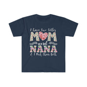 Annem ve Büyükannem olmak üzere iki unvanım var ve ikisini de sallıyorum Tişörtler, Nana gömleği, Yeni Büyükanne Tişörtü, Büyükanne ve Anne Tişörtü, Büyükanne Hediyesi - plusminusco.com