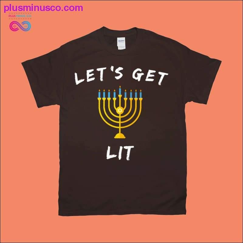Lad os få LIT T-shirts - plusminusco.com