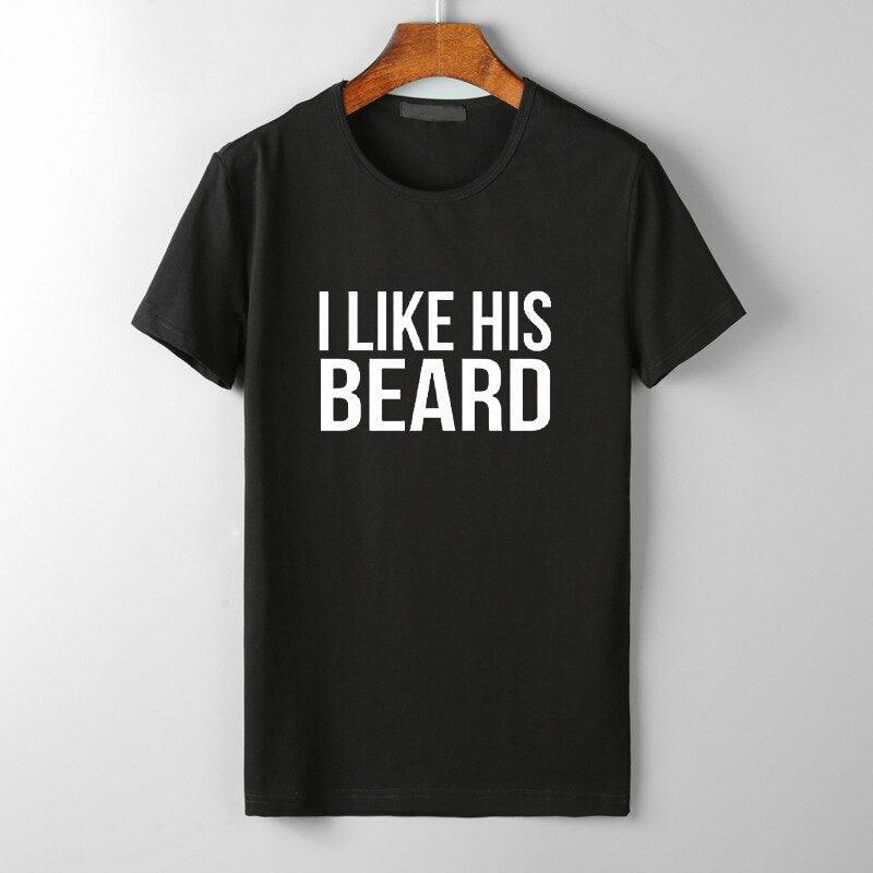 I Like his Beard I Like Her Butt Tumblr T-Shirt  His Beard & Her Butt T-shirts - plusminusco.com