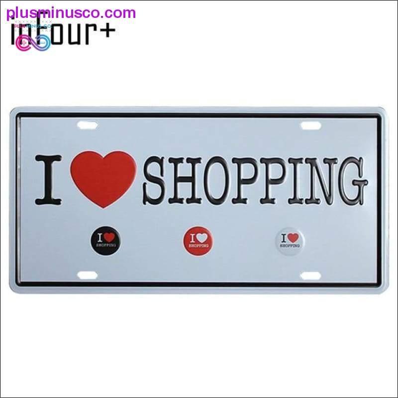 I Love FINLAND Plate Metal Plate Car Number Tin Sign Bar Pub - plusminusco.com