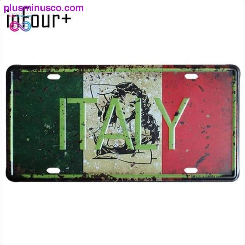 I Love FINLAND Plate Metal Plate Car Number Tin Sign Bar Pub - plusminusco.com