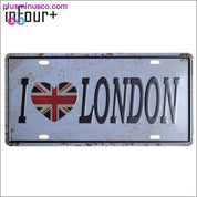 I Love FINLAND Plate Metal Plate Car Number Tin Sign Bar Pub - plusminusco.com