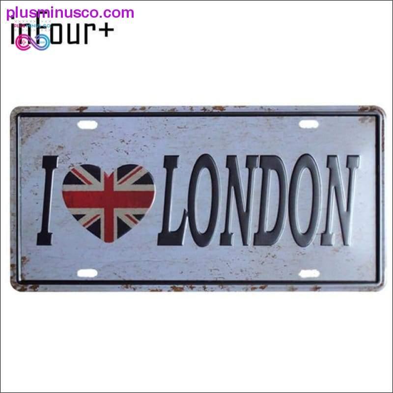 I Love FINLAND Plate Metal Plate Car Number Tin Sign Bar Pub - plusminusco.com