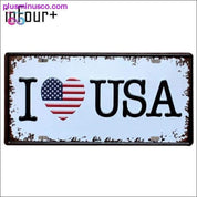 I Love FINLAND Plate Metal Plate Car Number Tin Sign Bar Pub - plusminusco.com