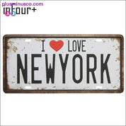 I Love FINLAND Plate Metal Plate Car Number Tin Sign Bar Pub - plusminusco.com