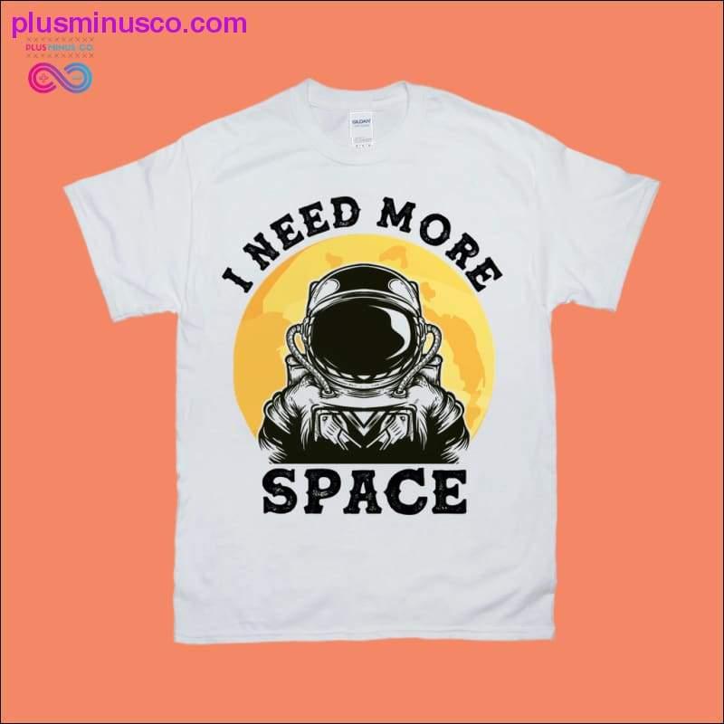 Jeg trenger mer PLASS | Retro T-skjorter - plusminusco.com