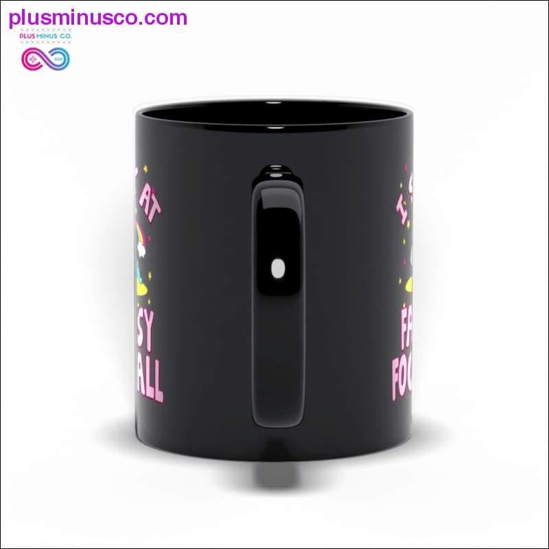 I suck at Fantasy Football Black Mugs - plusminusco.com