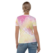 Kaos Warna-warni Bunga Vintage Musim Semi || Kaos bunga liar alami || Seluruh motif bunga natural, Bunga Hibiscus, Kemeja Hawaii, - plusminusco.com