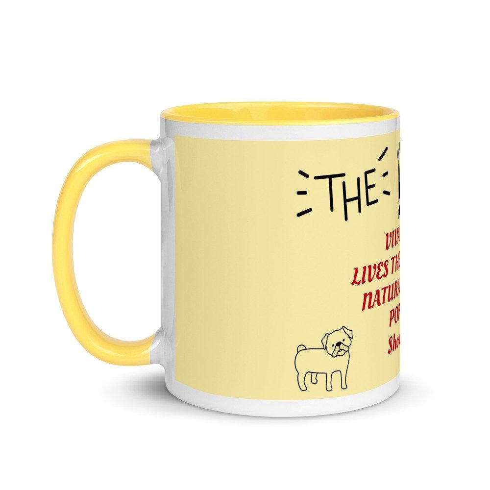 Natural leader, popular, showbiz, lives the good life, Leo qualities mug with Color Inside ideal gift for August born leo, Leo Sign Mug, August born mug, leo astrology, leo birthday gift, leo birthday mug, Leo qualities, Leo Sign Mug, leo sign print, leo zodiac gift, Natural leader, popular, royal qualities mug, showbiz, zodiac sign mug - plusminusco.com