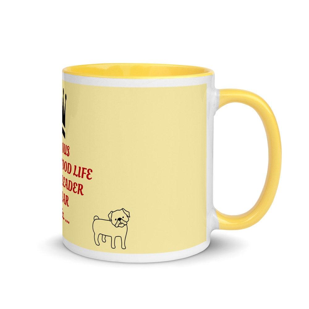 Natural leader, popular, showbiz, lives the good life, Leo qualities mug with Color Inside ideal gift for August born leo, Leo Sign Mug, August born mug, leo astrology, leo birthday gift, leo birthday mug, Leo qualities, Leo Sign Mug, leo sign print, leo zodiac gift, Natural leader, popular, royal qualities mug, showbiz, zodiac sign mug - plusminusco.com