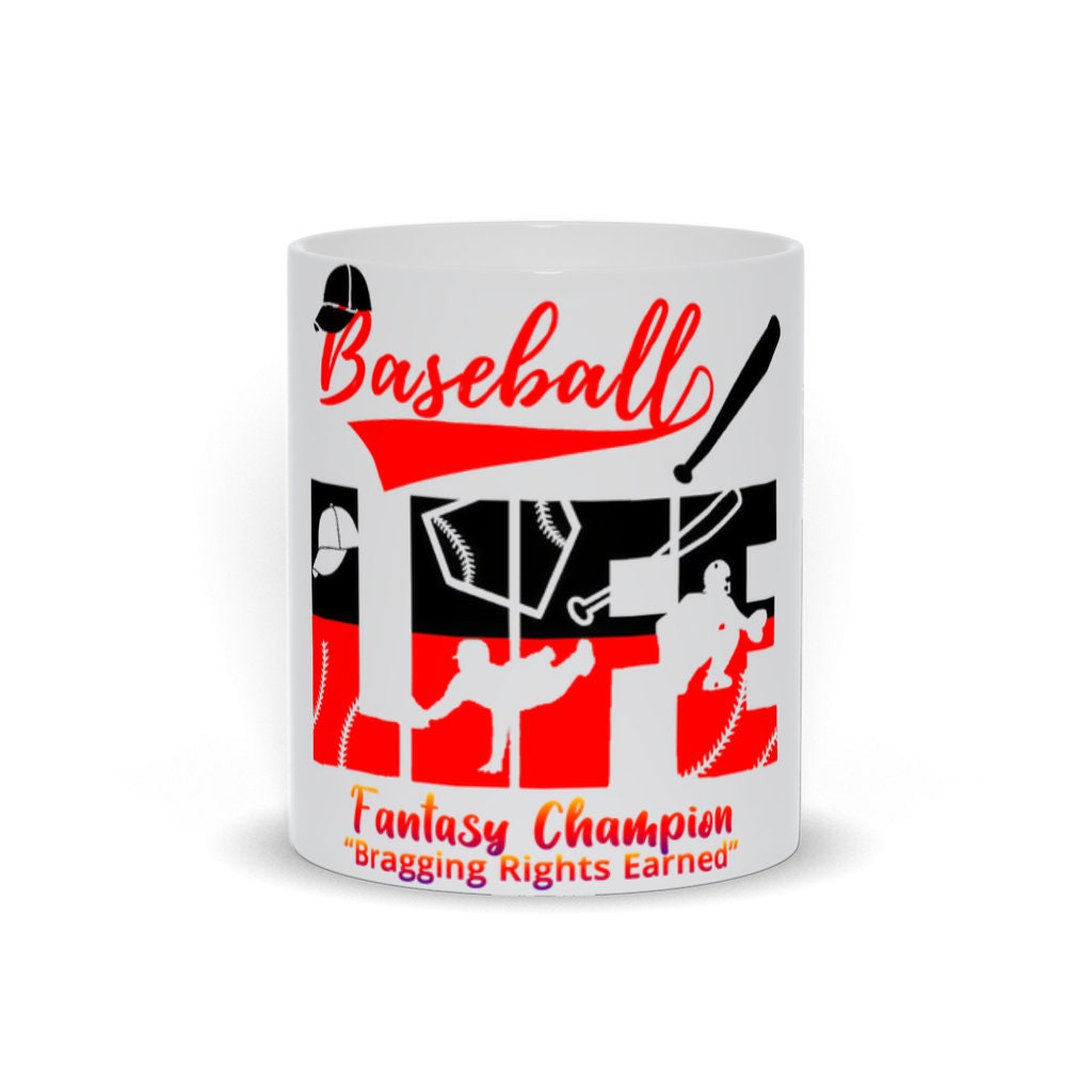 Baseball Life Mugs || Baseball Fantasy Mug,Baseball Shirts, Baseball Mom,Baseball Birthday Party,  Baseball Gifts for Boys - plusminusco.com
