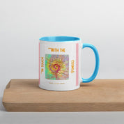 In touch with Cosmos Star, Mug with Color Inside, In touch with Cosmos Star affirmation mug, cosmos energy mug, Cosmos Star Mug, good vibes mug, In Touch with Mug, meditation mug, religious coffee mug, Spiritual Mug, with Color Inside, Yin Yang Mug, yoga mug, zen mug, zen yoga mug - plusminusco.com