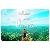 Follow Your Dreams Desk Mats 12x18 custom desk mat, desk mats for women, Dreams Desk, Follow Your, Follow Your Dream, large desk pad, Mats 12x18 - plusminusco.com