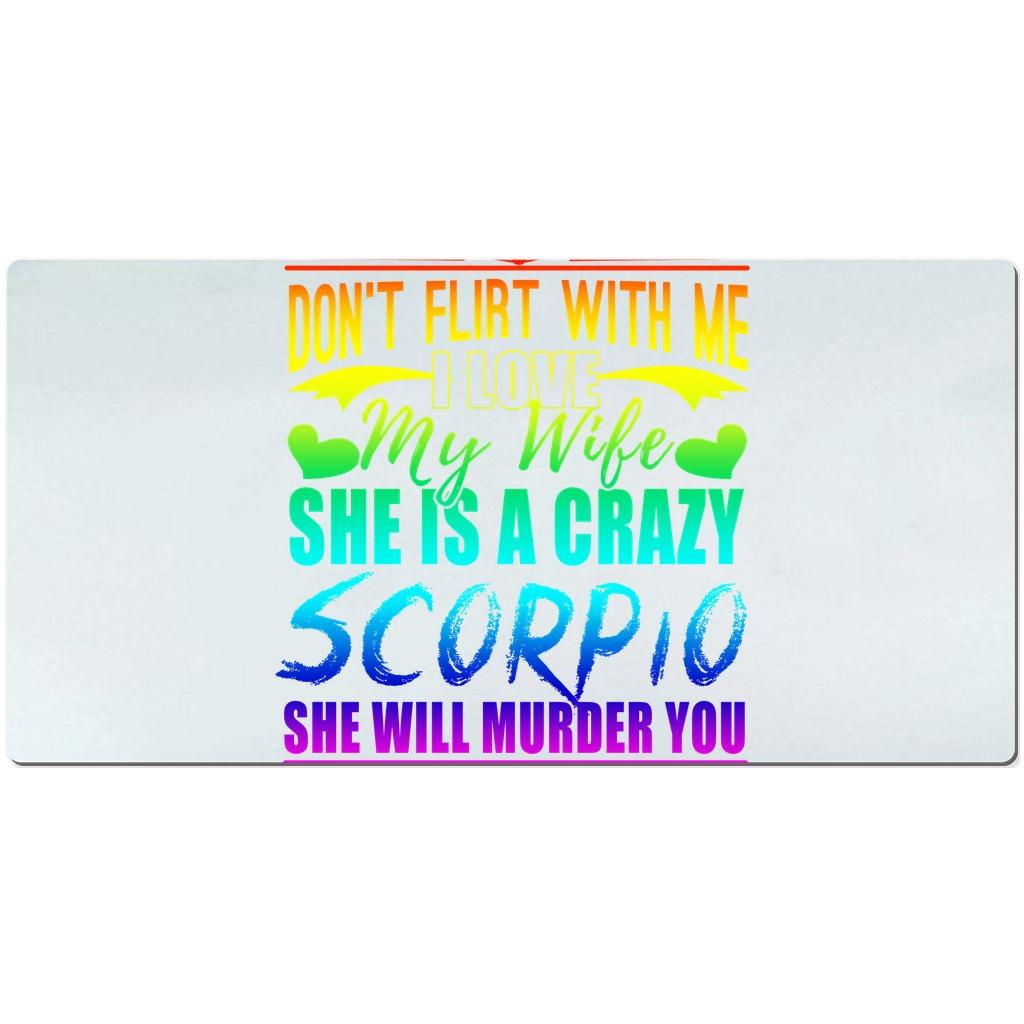 Don&#39;t flirt with me Desk Mats Desk Mats, desk mats for women, flirt with me - plusminusco.com