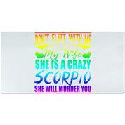 Don&#39;t flirt with me Desk Mats Desk Mats, desk mats for women, flirt with me - plusminusco.com