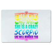 Don&#39;t flirt with me Desk Mats Desk Mats, desk mats for women, flirt with me - plusminusco.com