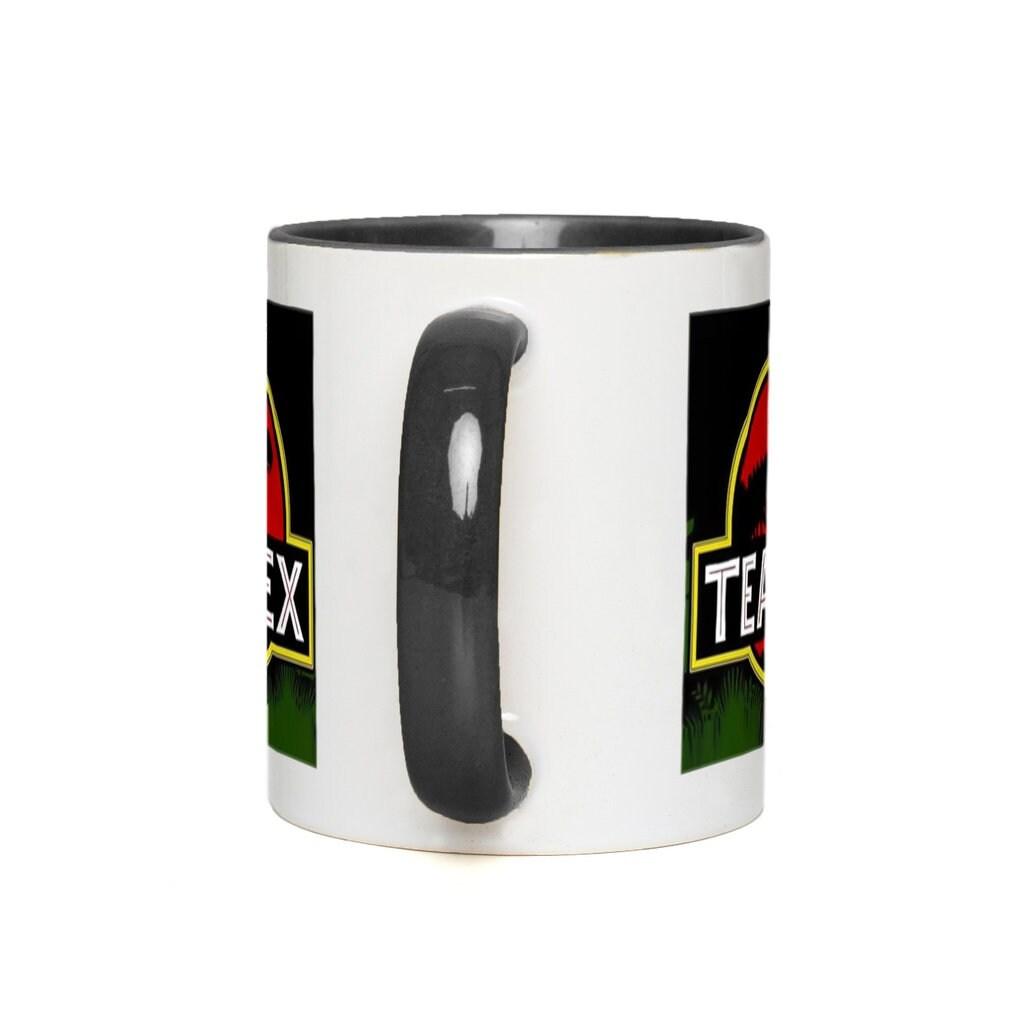 Tea Rex Accent Mugs || T Rex Mugs Tea Rex Accent Mugs, Dinosaurs Mug, mr tea rex mug , ms tea rex mug, Tea Lover Gift - plusminusco.com