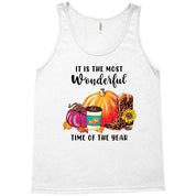 Its the most wonderful time of the year Tank Tops Autumn T-Shirts, fall colors tee, fall tee, fall time of year, its cold outside, Its Fall, its fall yall shirt, its Most wonderful, most wonderful time, pumpkin latte tee, T-Shirts, time of the year tee, wonderful time tee - plusminusco.com