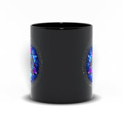 Chakra 2020 Black Mugs Black Mugs, Chakra 2020, geometry mug, mandala mug, Manipura Chakra, metaphysical mug, plusminusco, positivity mug, sacred geometry gift, sacred geometry mug, Sacred Vastu, unique art mug, vastu shastra mug - plusminusco.com