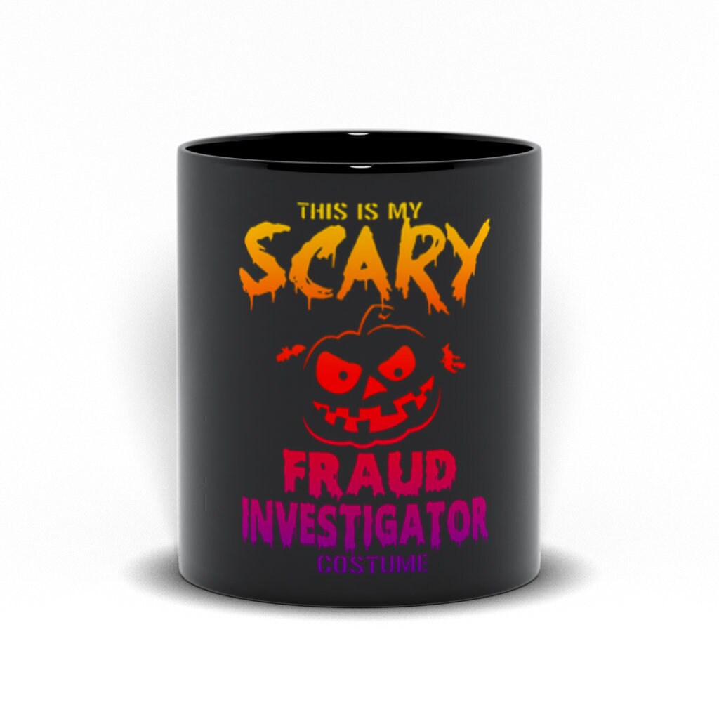 This Is My Scary Fraud Investigator Στολή Μαύρες κούπες, Funny Investigator, Funny fraud, Investigator δώρο - plusminusco.com