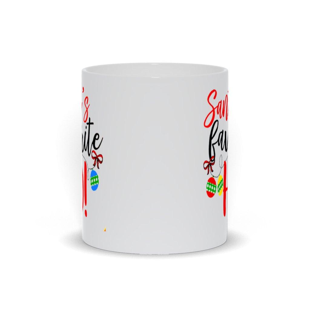 Christmas Mug, Santa&#39;S Favorite Ho! Christmas mug, Holiday gift, Christmas gift, Coffee mug Christmas gift, ChristMAS Present, Coffee mug, Custom mug, Enamel mug, Favorite Ho, Gift for Mom, Ho Ho Ho Santa, Holiday gift, plusminusco, Santa is real, Santa Xmas gift, XMAS Present - plusminusco.com