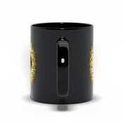 Yin Yang Mandala Black Mugs, Symbol Of Yin Yang,Mandala Art Tribal Art, Harmony, Meditation, Seek Balance, Gift for Her, Gift for Him plusminusco, Symbol Of Yin Yang, Yin Yang Coffee Mug, Yin Yang Gifts, Yin Yang Mug - plusminusco.com