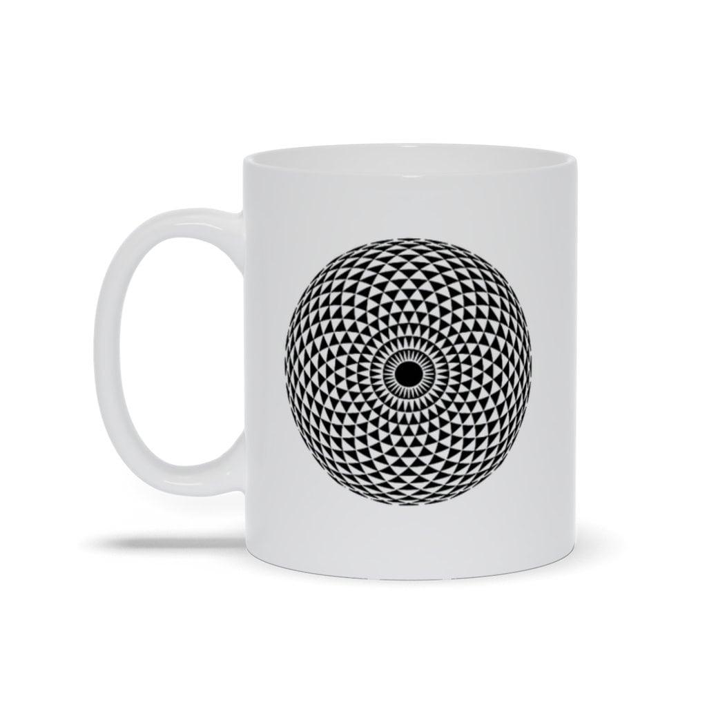 Sacred Geometry, Torus. Yantra Hypnotic Eye Mugs, sacred geometry art Eye Mugs, geometry mug, Hypnotic, mandala mug, metaphysical mug, plusminusco, positivity mug, Sacred Geometry, sacred geometry gift, sacred geometry mug, Sacred Vastu, unique art mug, vastu shastra mug - plusminusco.com