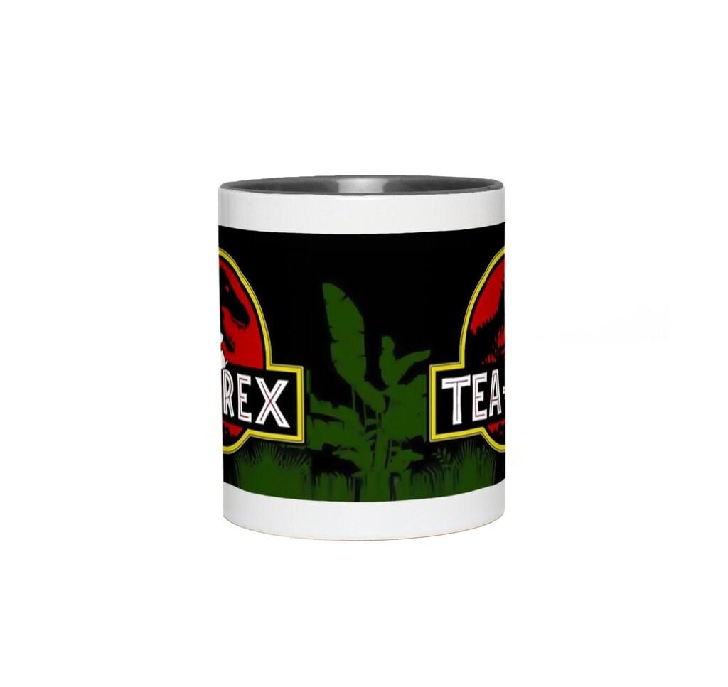 Tazze Tea Rex Accent || Tazze T Rex Tazze Tea Rex Accent, Tazza Dinosauri, tazza Mr Tea Rex, tazza MS Tea Rex, Regalo Amante del Tè - plusminusco.com