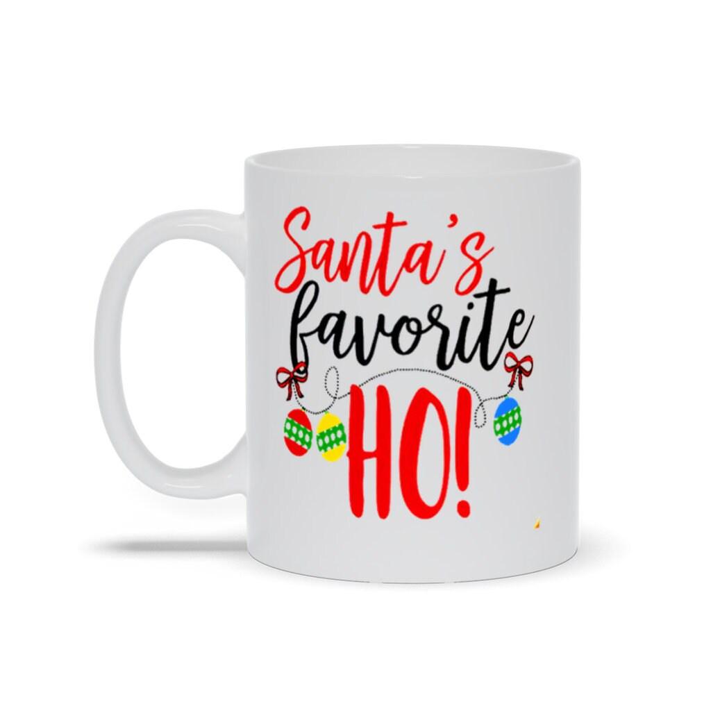 Christmas Mug, Santa&#39;S Favorite Ho! Christmas mug, Holiday gift, Christmas gift, Coffee mug Christmas gift, ChristMAS Present, Coffee mug, Custom mug, Enamel mug, Favorite Ho, Gift for Mom, Ho Ho Ho Santa, Holiday gift, plusminusco, Santa is real, Santa Xmas gift, XMAS Present - plusminusco.com