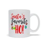 Christmas Mug, Santa&#39;S Favorite Ho! Christmas mug, Holiday gift, Christmas gift, Coffee mug Christmas gift, ChristMAS Present, Coffee mug, Custom mug, Enamel mug, Favorite Ho, Gift for Mom, Ho Ho Ho Santa, Holiday gift, plusminusco, Santa is real, Santa Xmas gift, XMAS Present - plusminusco.com