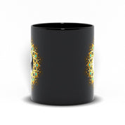 Yin Yang Mandala Black Mugs, Symbol Of Yin Yang,Mandala Art Tribal Art, Harmony, Meditation, Seek Balance, Gift for Her, Gift for Him plusminusco, Symbol Of Yin Yang, Yin Yang Coffee Mug, Yin Yang Gifts, Yin Yang Mug - plusminusco.com