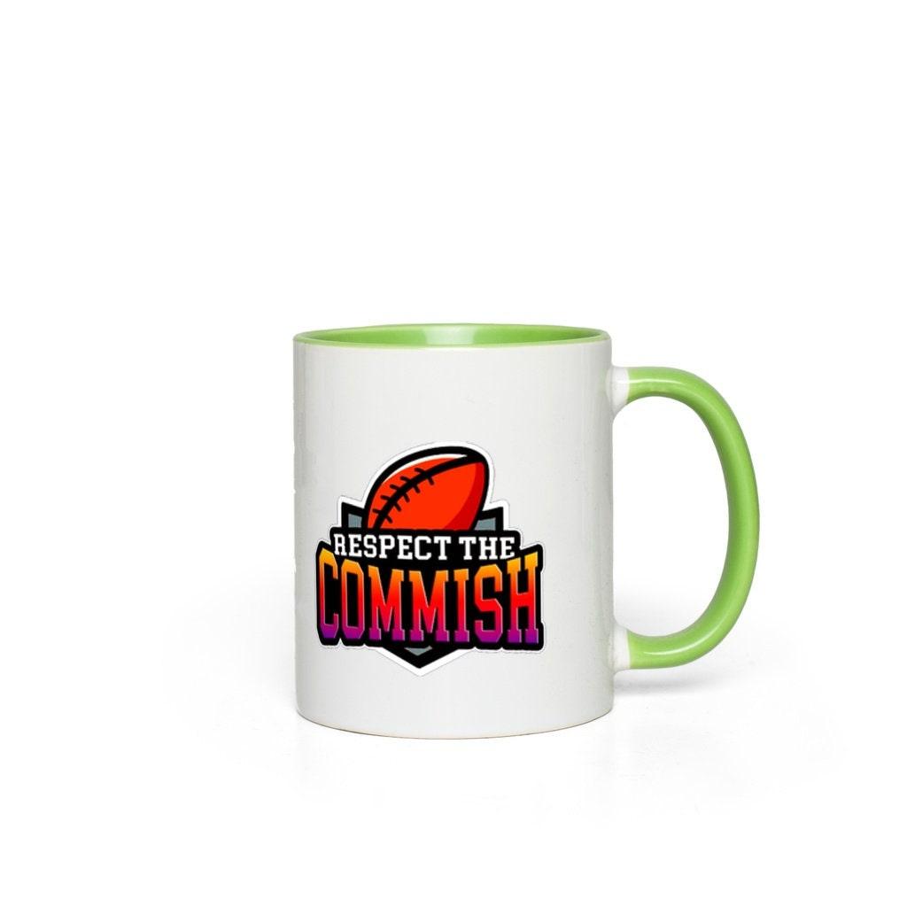 Respect The Commish Accent Mugs,American Football Mug - Football Fan Gift - Football Mug - Football Season Gift - Game On american football, canada thanksgiving, Commissioner Draft, commissioner mug, fantasy football, fantasy football com, Fantasy NFL 2020, Fantasy NFL Draft, football fan, Football Tshirt, Respect the commish, The Commish tee, us thanksgiving - plusminusco.com