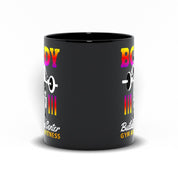 Body Building Center Gym And Fitness Black Mugs,Men&#39;s Weight Lifting, Athletic T-Shirt, Gym Workout, Fitness Sports - plusminusco.com