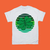 Dnevna košulja s listovima djeteline za St. Patricks, košulja s četiri lista djeteline, košulja s djetelinom, košulja za St. Patrick, dnevna košulja za St. Patricks, irska košulja, retro košulja - plusminusco.com