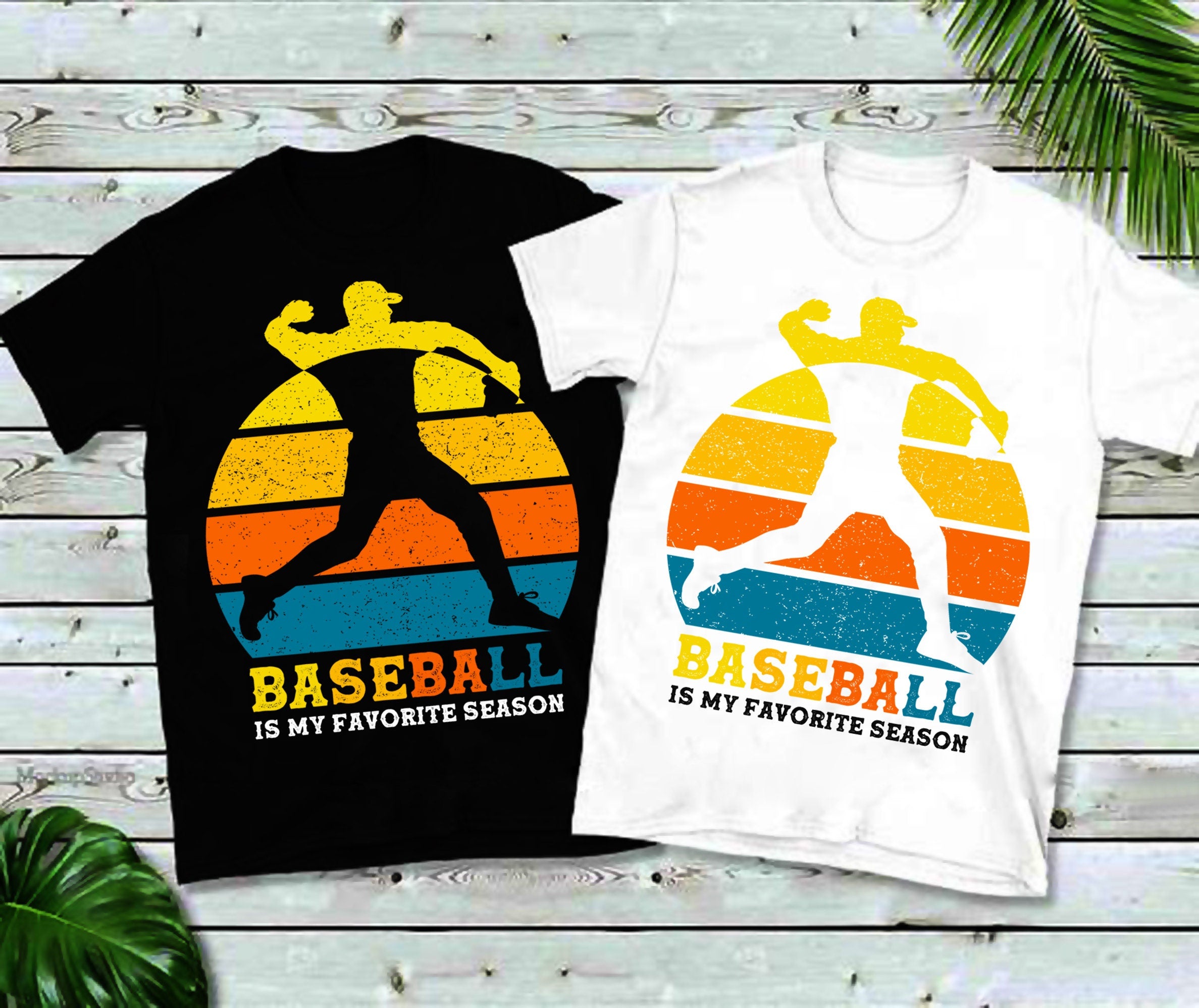 Honkbal is mijn favoriete seizoen | Retro zonsondergang T-shirts, honkbal T-shirt, schattig honkbal, honkbal moeder shirt, sport Tee, honkbal minnaar cadeau - plusminusco.com