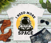 Ik heb meer ruimte nodig | Retro T-shirts, ruimteliefhebber, astronaut shirt, sarcasme shirt, cadeau voor astronaut, astronomie t, retro shirt, NASA shirt - plusminusco.com