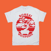 Bonsai hvisker | Retro Sunset T-skjorter - plusminusco.com