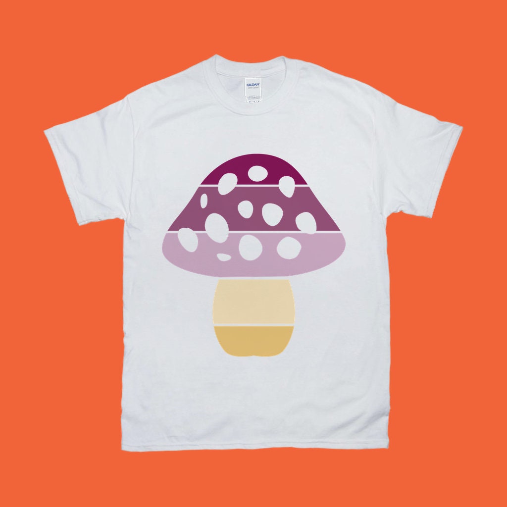 Mushroom Shape | Retro Sunset T-Shirts - plusminusco.com